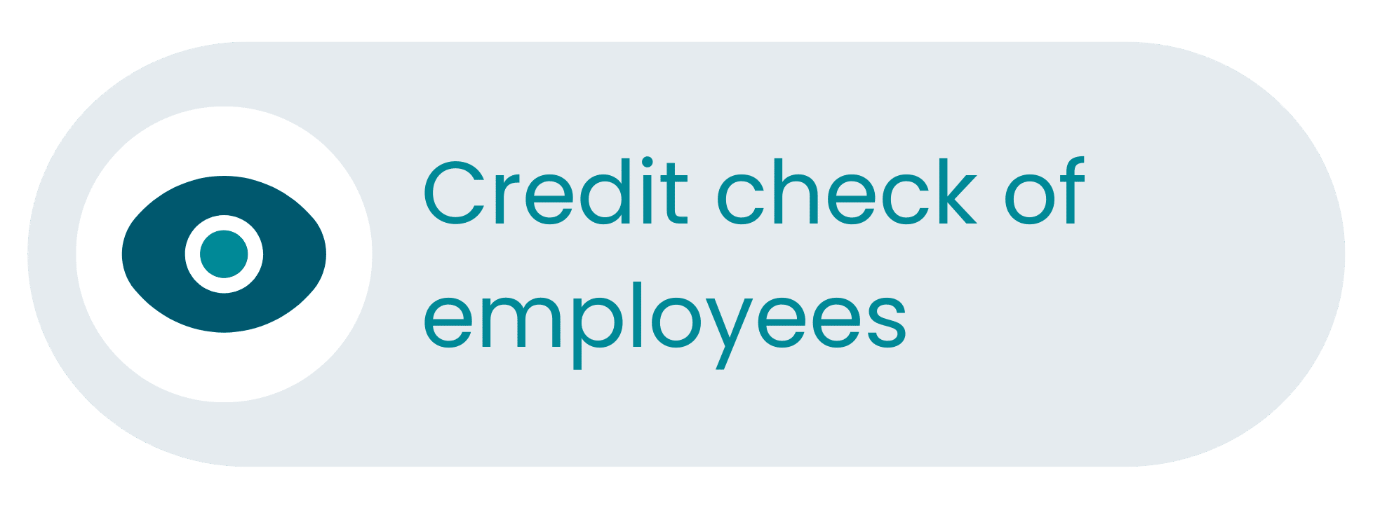 Icon of credit check of employees.