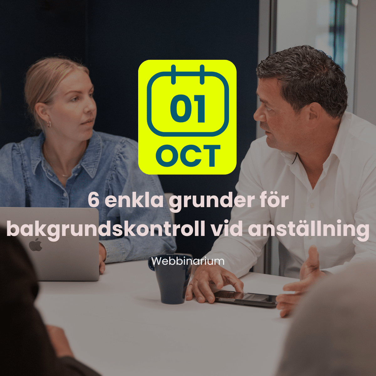 kostnadsfri webinar är till för alla arbetsgivare som vill börja med bakgrundskontroller.